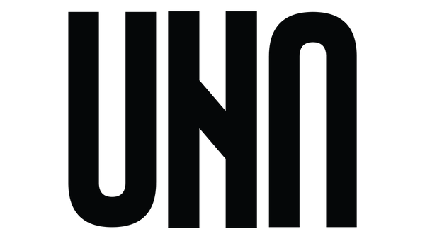 UNA Vodka Logo in Black