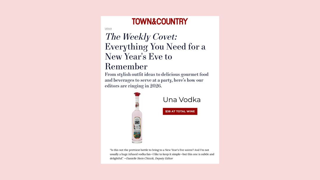Town & Country - UNA Vodka feature