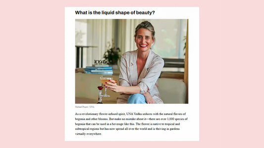 A conversation with Leticia Fernández de Mesa: Founder of UNA Vodka and the ‘liquid shape of beauty’