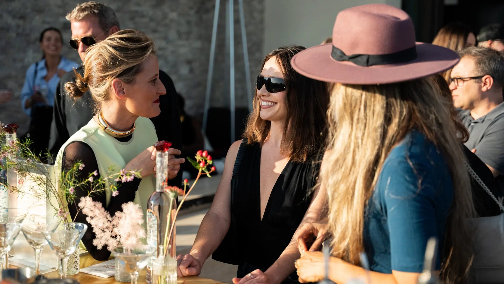 Guests at Elevate event in LA enjoying UNA Vodka